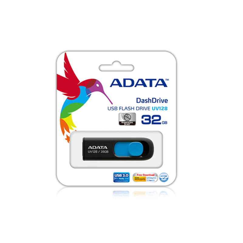 Adata UV220 32GB (USB2.0) - Fekete/Kék