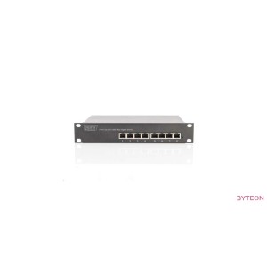 DIGITUS Switch Unmanaged Gigabit 10'' Rack 8-port, 8x10,100,1000Mbps Base-TX