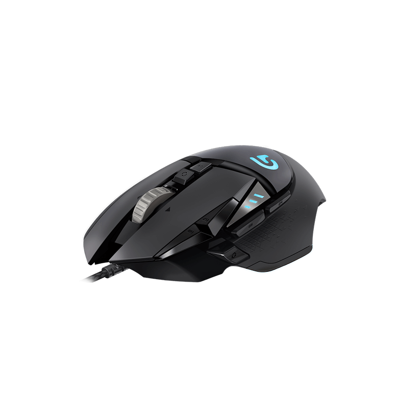 Logitech G502 HERO USB Gamer fekete egér