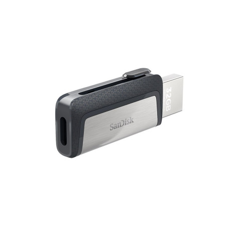 Sandisk 32GB USB3.0/Type-C Dual Drive Fekete-Ezüst (173337) Flash Drive