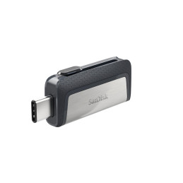 Sandisk 32GB USB3.0/Type-C Dual Drive Fekete-Ezüst (173337) Flash Drive