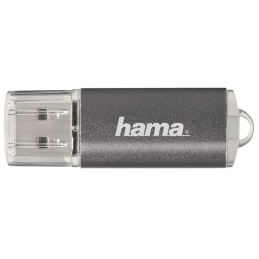 Hama 90983 USB 2.0 "Laeta" 16GB 10MB/s szürke Flash Drive