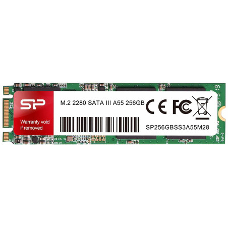 Silicon Power SSD A55 256GB, M.2 SATA, 550/450 MB/s