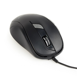 Gembird optical mouse MUS-6B-01, 1600 DPI, USB, Black, 1.35m cable length