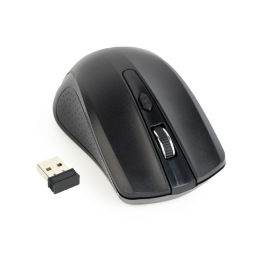 Gembird Wireless optical mouse MUSW-4B-04, 1600 DPI, nano USB, black