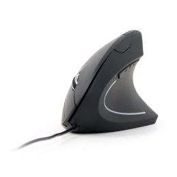 Gembird Ergonomic 6-button optical mouse MUS-ERGO-01, 3200 DPI, USB, Black