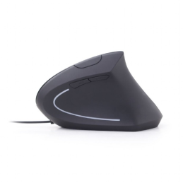 Gembird Ergonomic 6-button optical mouse MUS-ERGO-01, 3200 DPI, USB, Black