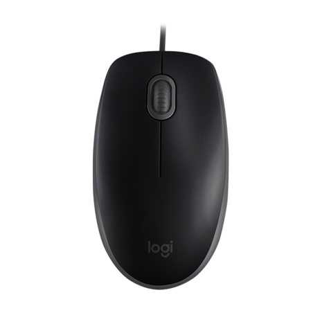 Logitech® B110 Silent BLACK - EMEA - USB