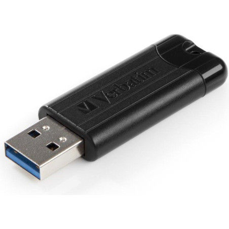 Verbatim USB DRIVE 3.0 64GB PINSTRIPE FEKETE