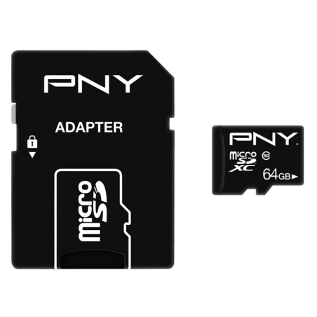 PNY Memória kártya Performance Plus Micro SDXC 64GB Class 10