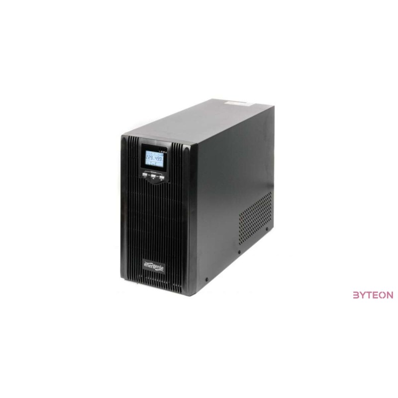 UPS Energenie by Gembird 3000VA, Pure sine, 4x IEC 230V OUT, USB-BF, LCD Display