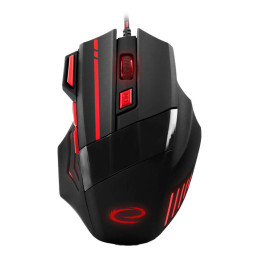 Esperanza MX201 Wolf Gamer mouse Black/Red