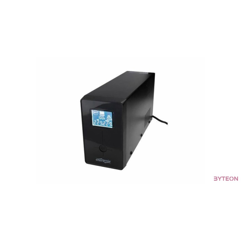 UPS Energenie-Gembird Line-Interactive,850VA,2xIEC,1xSchuko 230V OUT,USB,LCD