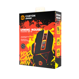 Canyon CND-SGM6N Hazard Gaming Mouse Black