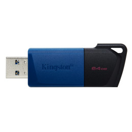 Kingston 64GB DataTraveler Exodia M (USB 3.0) - Fekete-kék