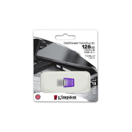 Kingston DataTraveler microDuo 3C G3 128GB (Type-C / USB-A 3.0)