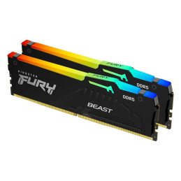 KINGSTON 32GB 6000MT/s DDR5 CL36 DIMM Kit of 2 FURY Beast RGB