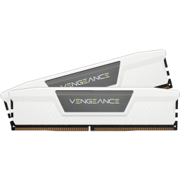 CORSAIR VENGEANCE DDR5 32GB 2x16GB 5200MHz 1.25V DIMM White Heatspreader Black PCB