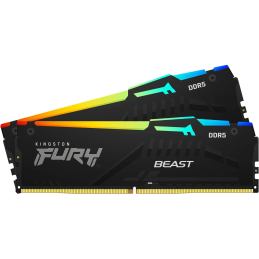 KINGSTON 16GB 6000MHz DDR5 CL40 DIMM Kit of 2 FURY Beast RGB