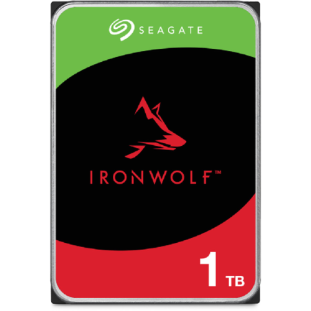 SEAGATE NAS HDD 1TB IronWolf 5400rpm 6Gb/s SATA 256MB cache 3.5inch