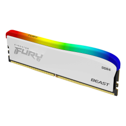 KINGSTON 16GB 3200MT/s DDR4 CL16 DIMM FURY Beast White RGB SE