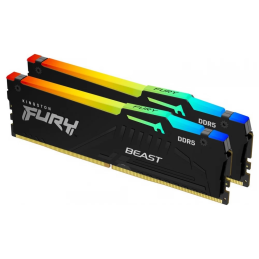 KINGSTON 16GB 5200MHz DDR5 CL40 DIMM Kit of 2 FURY Beast RGB