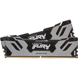 KINGSTON 32GB 6000MT/s DDR5 CL32 DIMM Kit of 2 FURY Renegade Silver