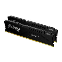 Kingston 64GB / 6000 Fury Beast Black (Intel XMP) DDR5 RAM KIT (2x32GB)