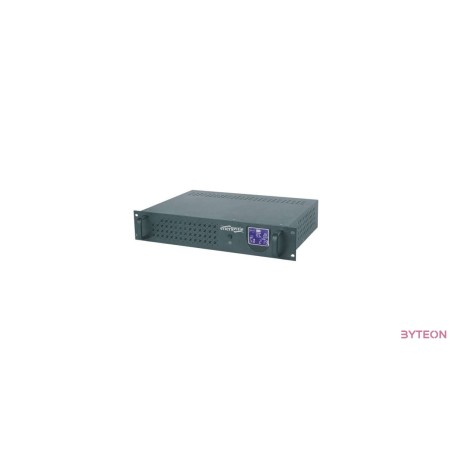 UPS Gembird Rack 19'' 3.4U 1500VA, 4xIEC 230V OUT, IEC14 IN,RJ11, USB, LCD