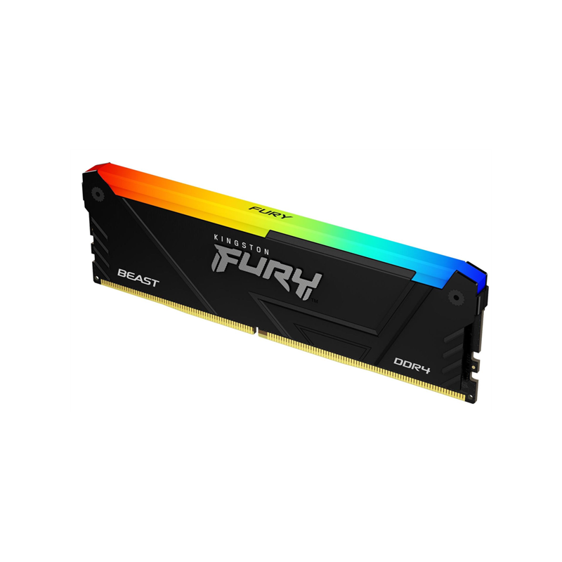 KINGSTON FURY Memória DDR4 16GB 3200MHz CL16 DIMM (Kit of 2) Beast RGB