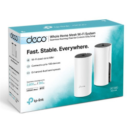 TP-Link AC1200 DECO M4 Whole Home Mesh Wi-Fi System (2 Pack)