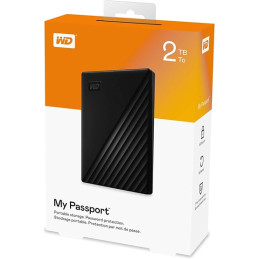 Western Digital 2TB 2,5" My Passport USB3.2 Black WDBYVG0020BBK