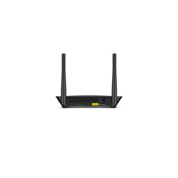 Linksys E5400 vezetéknélküli router Kétsávos (2,4 GHz / 5 GHz) Gigabit Ethernet Fekete