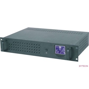 UPS Gembird Rack 19'' 3.4U 1500VA, 4xIEC 230V OUT, IEC14 IN,RJ11, USB, LCD