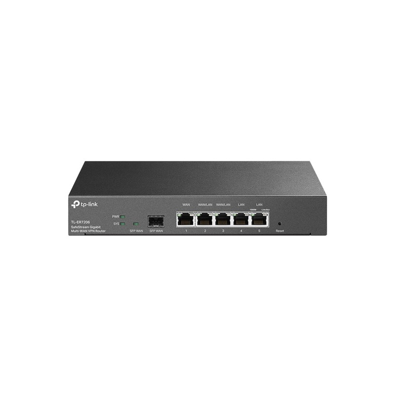 TP-LINK TL-ER7206 vezetékes router Gigabit Ethernet Fekete