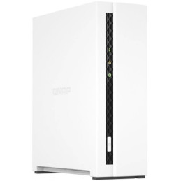 QNAP TS-133 tárolószerver Tower Ethernet/LAN csatlakozás Fehér