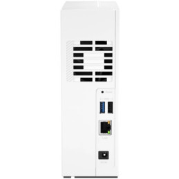 QNAP TS-133 tárolószerver Tower Ethernet/LAN csatlakozás Fehér