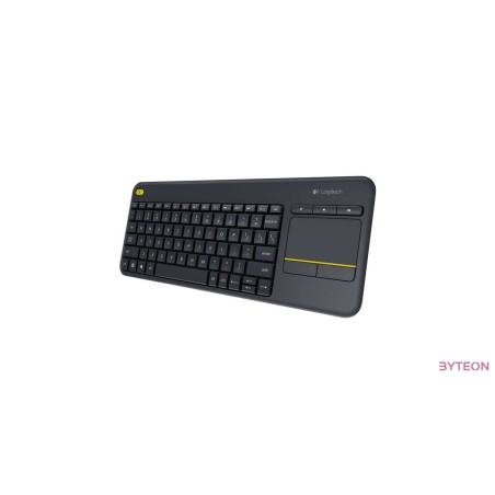 Logitech K400 Plus Touch (HU, Vez.nélküli) - Fekete