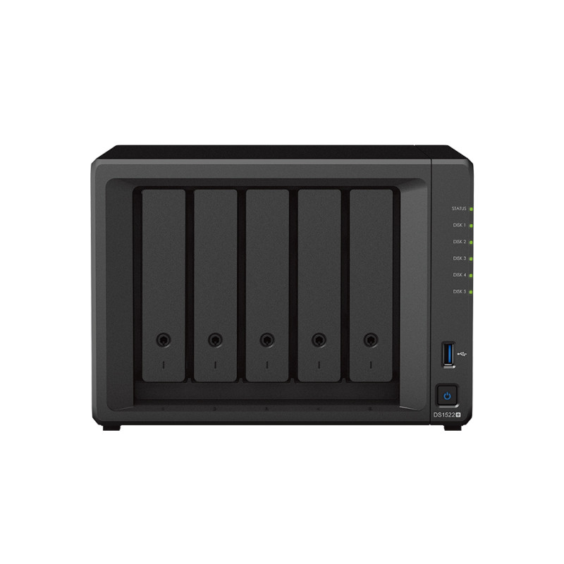 SYNOLOGY DS1522+ Desktop 5-BAY QUAD CORE 8GB RAM up to 32GB