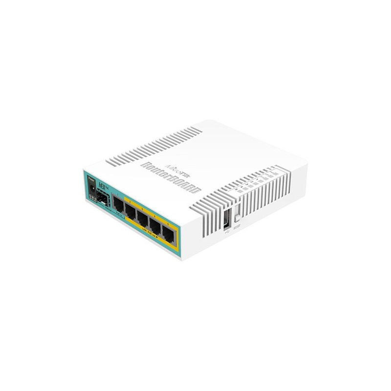 MikroTik hEX PoE RB960PGS L4 128MB 5x GbE PoE port router