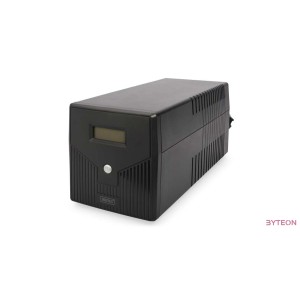 DIGITUS UPS Line-Ineractive LCD 1000VA,600W 2x12V,7Ah AVR 4xSCH. USB RS232 RJ45