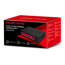 MERCUSYS Switch 5x1000Mbps, Műanyagházas Asztali, MS105G