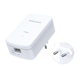 Mercusys MP500 KIT PowerLine adapter 1000 Mbit/s Ethernet/LAN csatlakozás Fehér 2 dB