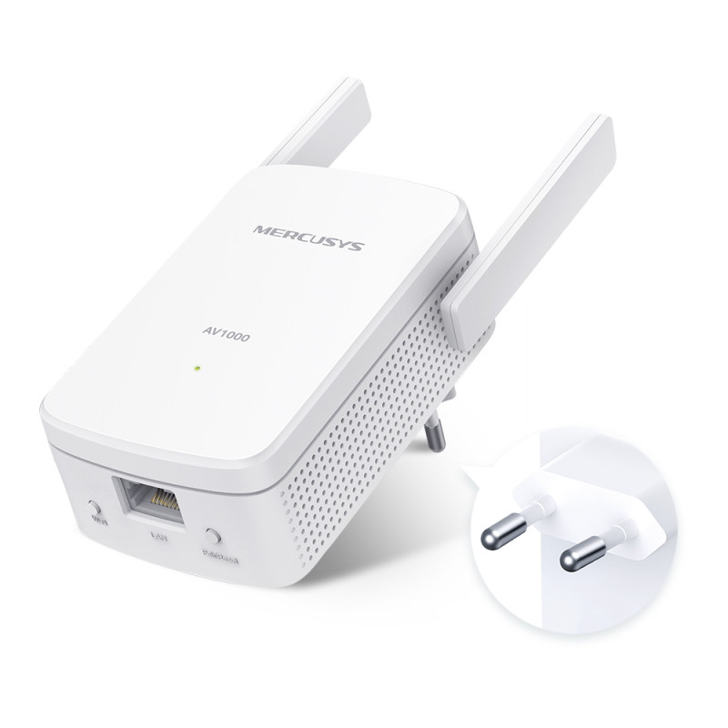 Mercusys MP510 KIT PowerLine adapter 1000 Mbit/s Ethernet/LAN csatlakozás Wi-Fi Fehér