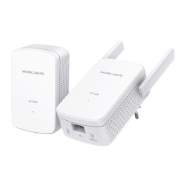 Mercusys MP510 KIT PowerLine adapter 1000 Mbit/s Ethernet/LAN csatlakozás Wi-Fi Fehér