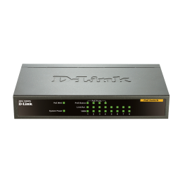 D-Link DES-1008PA 8port 10/100 (4x PoE)