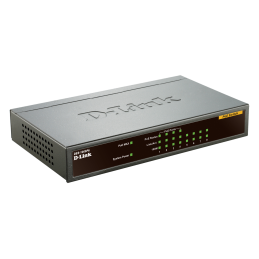 D-Link DES-1008PA 8port 10/100 (4x PoE)