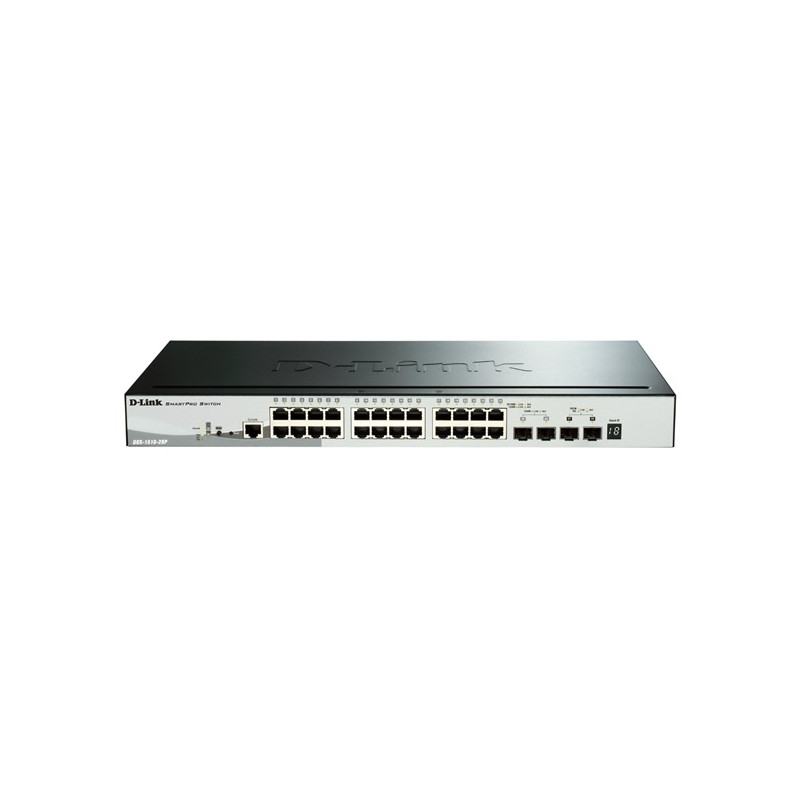 D-Link DGS-1510-28P 24port Gigabit + 2 SFP + 2 SFP+ Smart PoE