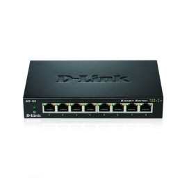 D-Link DES-108/E 8port  [ 10/100/1000 Mbit, asztali és rackbe is ]