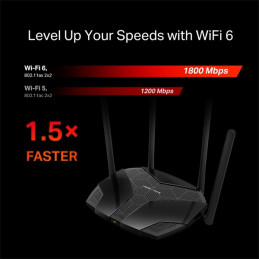 Mercusys MR1800X Wireless AX1800 Dual-Band Gigabit Router